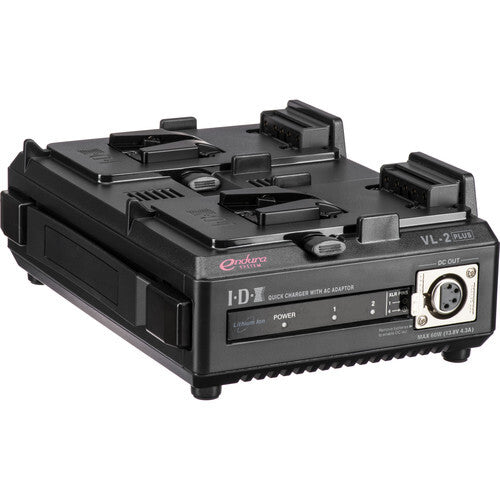 IDX System Technology VL-2 Endura V-Mount Lithium-Ion Battery Charger - 2-Channel Sequential, 60W