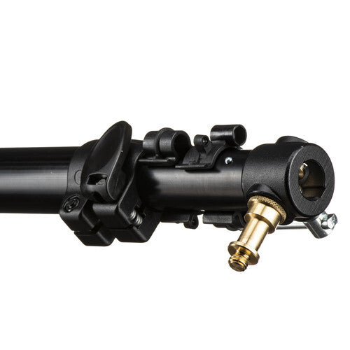 Manfrotto 098B Wall Mounting Boom Arm, Black - 1.2-2.1m