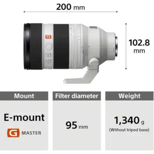 Sony FE 50-150mm f2 GM Lens