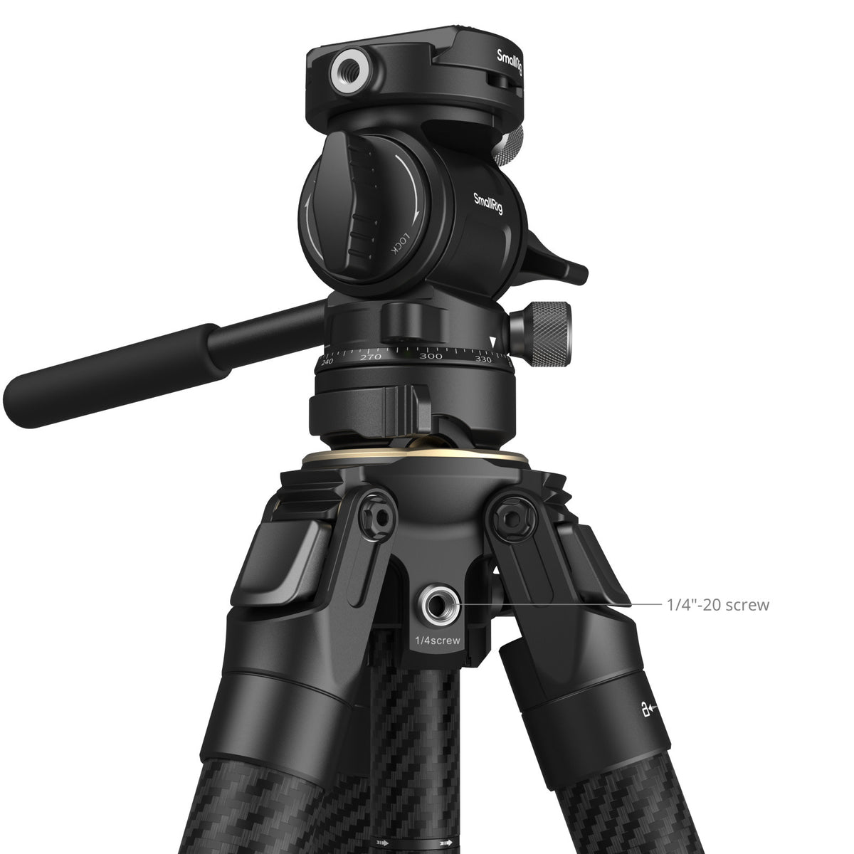 SmallRIG 5028 Carbon Fibre Travel Tripod