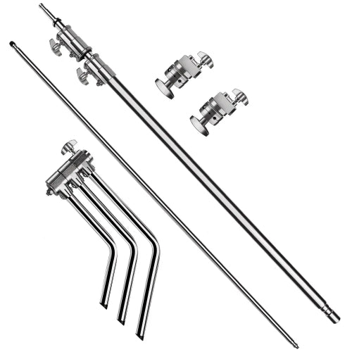 Xlite Turtle Base C Stand Silver with Arm & 2 Grip Heads