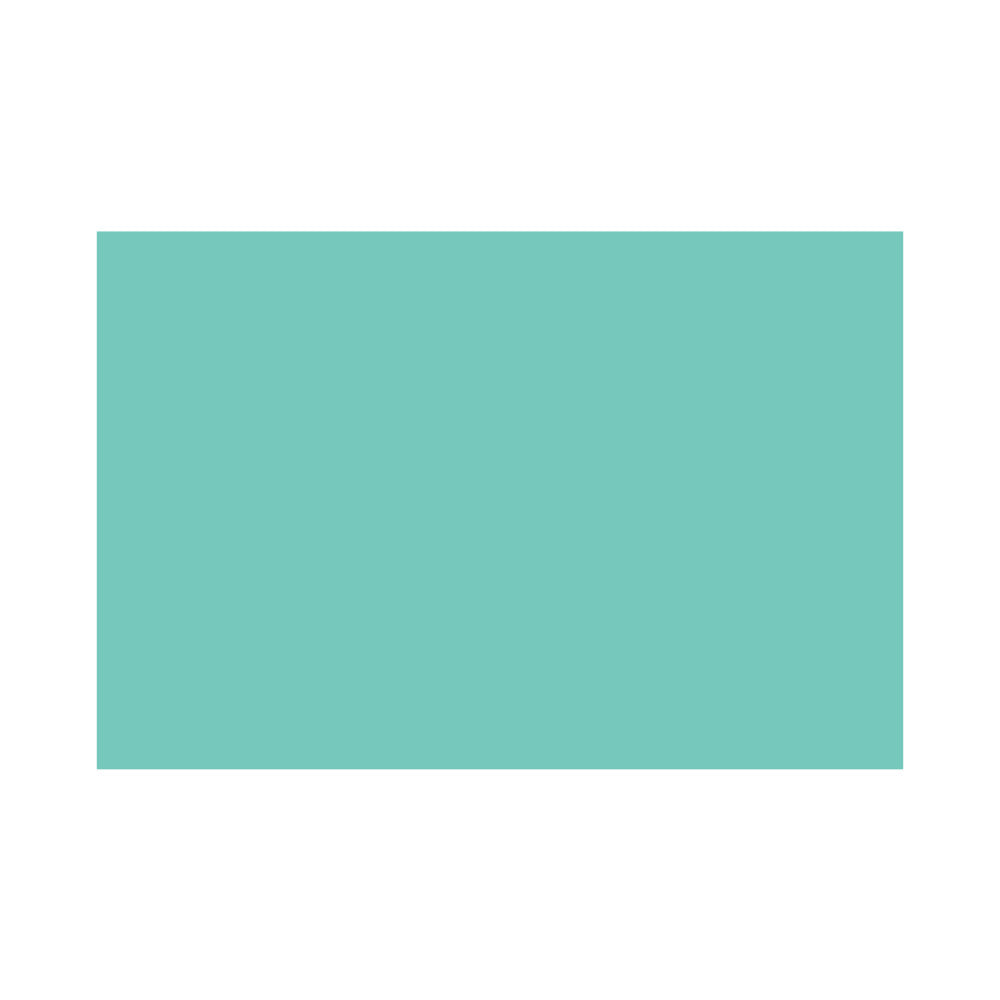 Solid turquoise seamless background paper displayed as a flat, uniform colored sheet