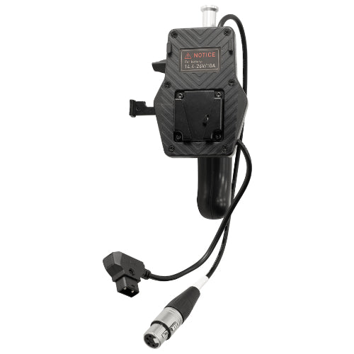 Nanlite BT-BG-XLR4 V-Mount Battery Handle Grip for Forza 150 and 150B