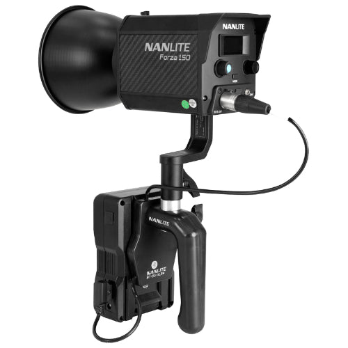 Nanlite BT-BG-XLR4 V-Mount Battery Handle Grip for Forza 150 and 150B