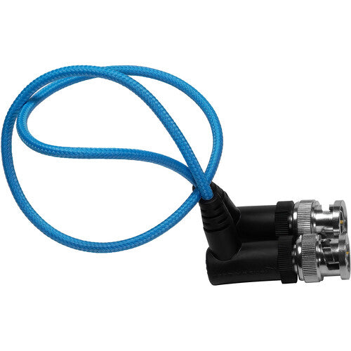 Kondor Blue 40cm Ultra Thin 3G SDI Right Angle BNC Video Cable