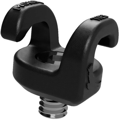 Kondor Blue Mondo Ties Cable Management Clips 1/4"-20 - 10 Pack - Black