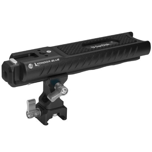 Kondor Blue PRO-BLADE SSD Handle for SanDisk USB-C Recording (Raven Black)