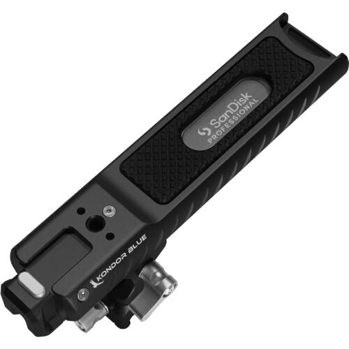 Kondor Blue PRO-BLADE SSD Handle for SanDisk USB-C Recording (Raven Black)