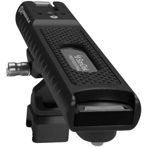 Kondor Blue PRO-BLADE SSD Handle for SanDisk USB-C Recording (Raven Black)