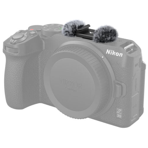 SmallRig Furry Windscreen with Cold Shoe Adapter for Nikon Z 30