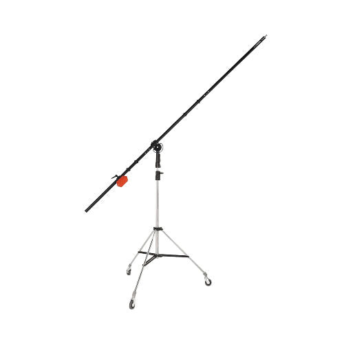 Manfrotto 085B Light Boom 35 Black with Silver Cine Stand and Castors