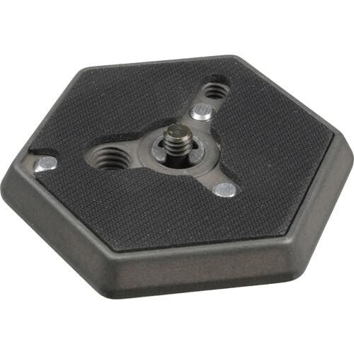 Manfrotto 130-14 Hexagonal Quick Release Plate - Flat Bottomed with 1/4"-20 Screw