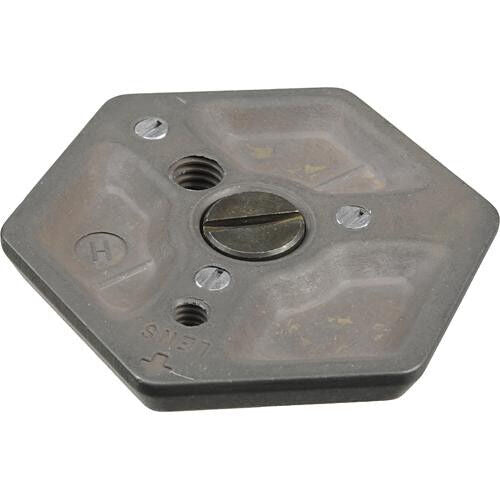 Manfrotto 130-14 Hexagonal Quick Release Plate - Flat Bottomed with 1/4"-20 Screw