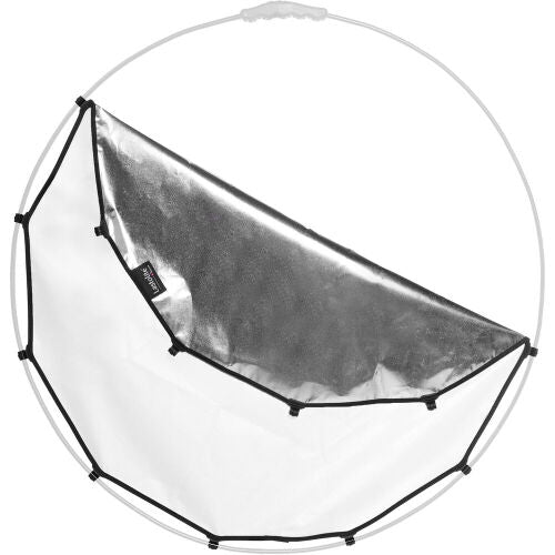Manfrotto LL LR3302 Halo Compact Reflector Silver/White Fabric - 32 inch
