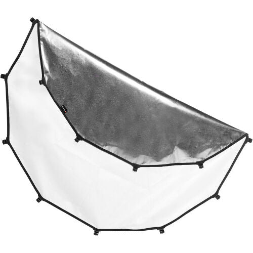 Manfrotto LL LR3302 Halo Compact Reflector Silver/White Fabric - 32 inch