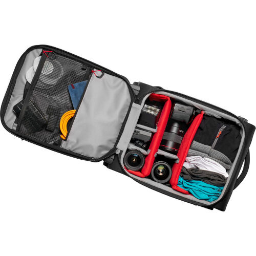 Manfrotto MB PL-RL-A50 Pro Light Reloader Air-50 Carry-on Camera Roller Bag - Black