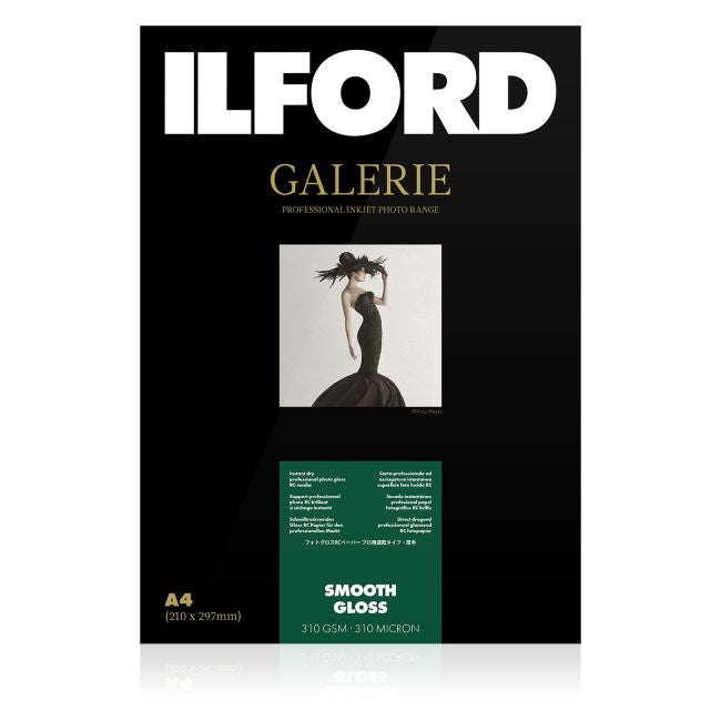 Ilford Galerie Smooth Gloss A4 Photo Paper - 25 Sheets