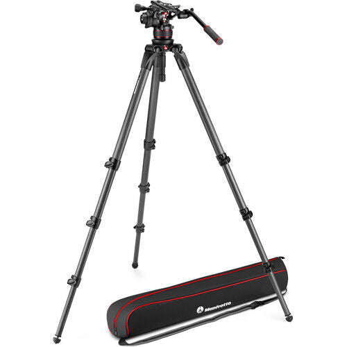Manfrotto Nitrotech 612 Fluid Video Head with 536 Carbon Fibre Tripod Kit