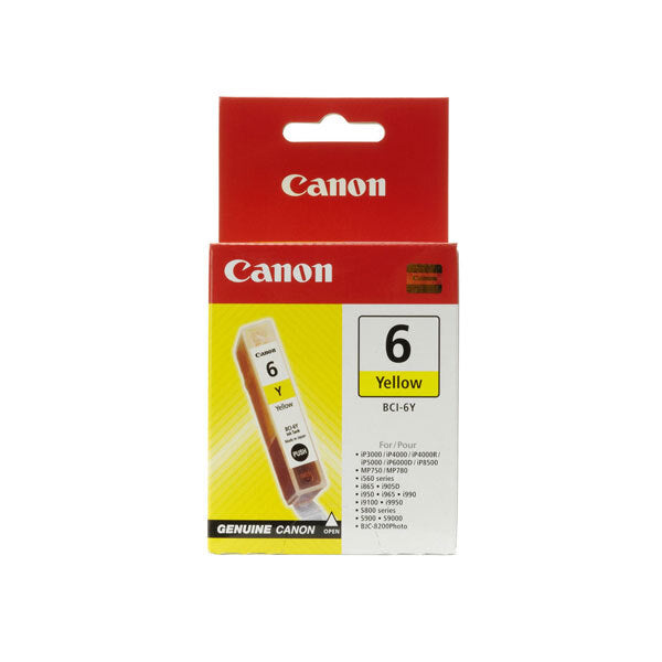 Canon BCI6Y Yellow Ink Cartridge