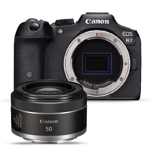 Canon EOS R7 + RF 50mm f1.8 Kit
