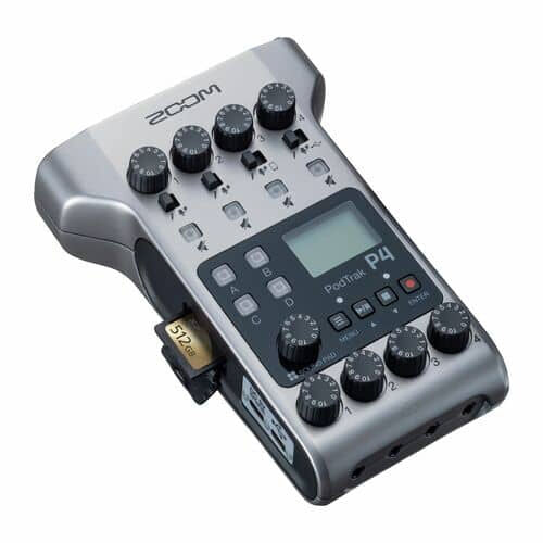 Zoom PodTrak P4 Podcast Recorder