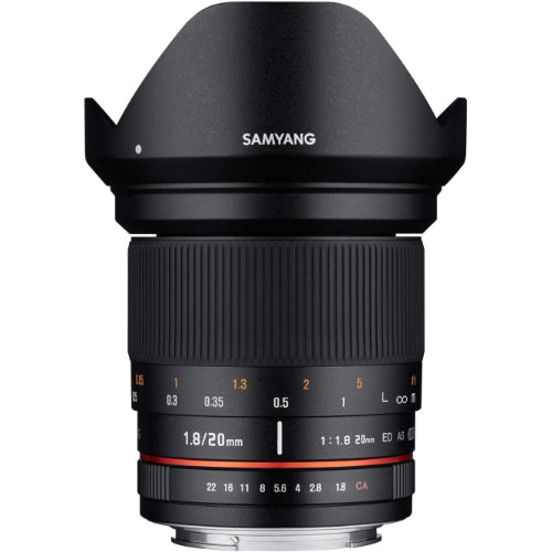 Samyang 20mm f/1.8 UMC II Lens for Nikon AE