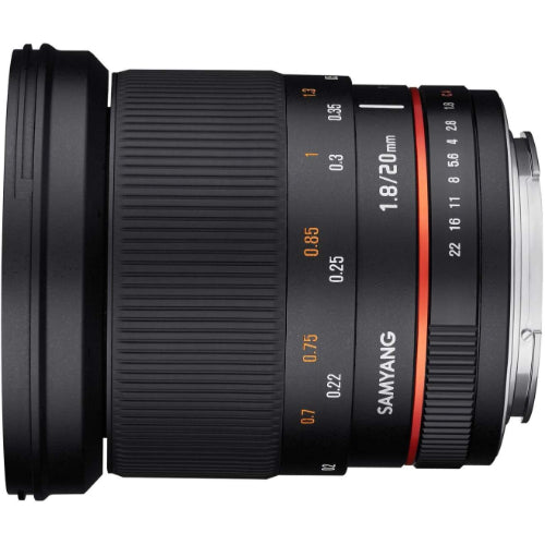 Samyang 20mm f/1.8 UMC II Lens for Nikon AE
