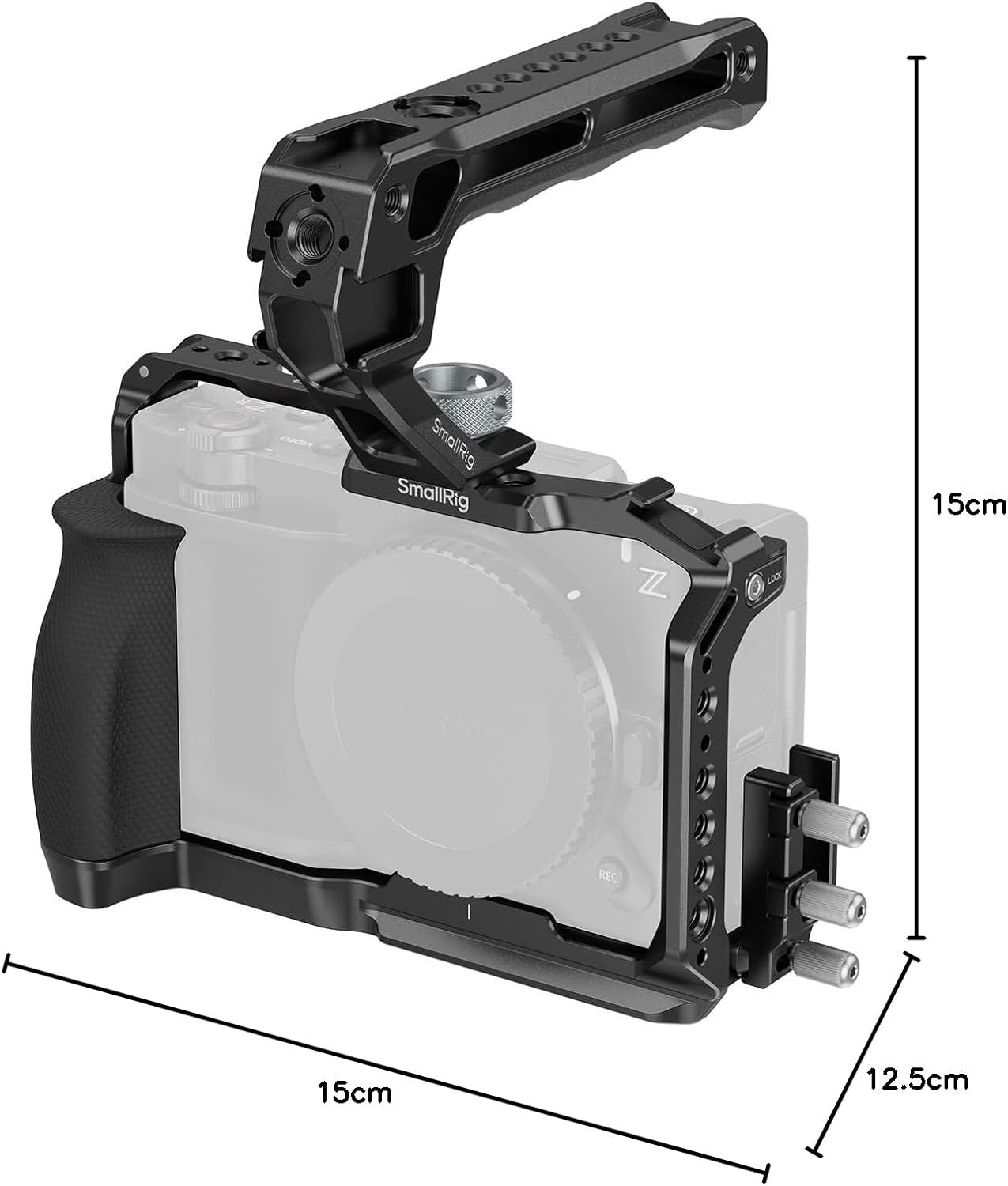 SmallRIG Cage - 5647 - Nikon ZR with Top Handle