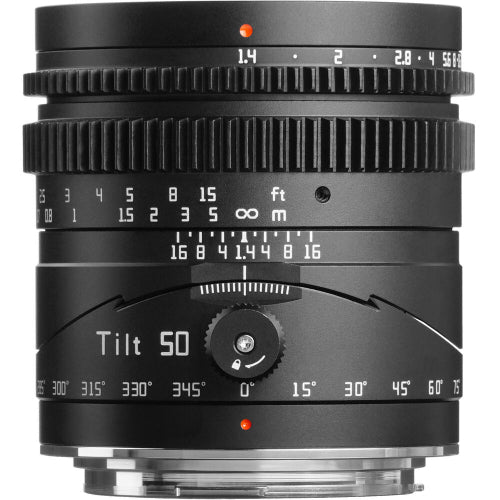 TTArtisan Tilt 50mm f/1.4 Lens Fujfilm X Mount - Black