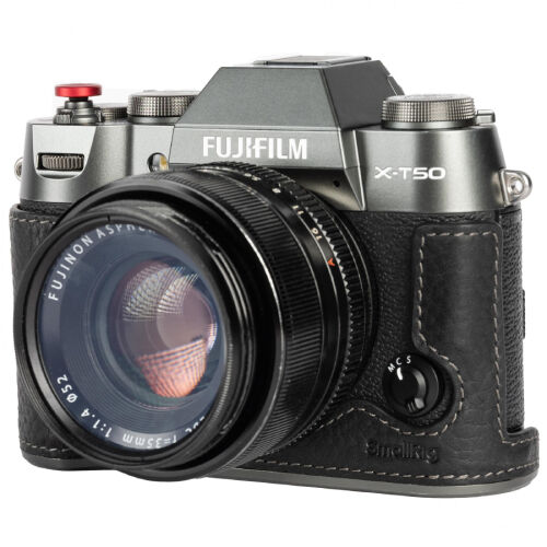 SmallRig Leather Half Case Kit for FUJIFILM X-T50 (Black)