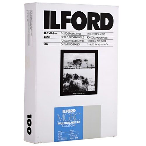 Ilford Multigrade RC Cooltone 44M Pearl 5x7 inch 100 Sheets Darkroom Paper