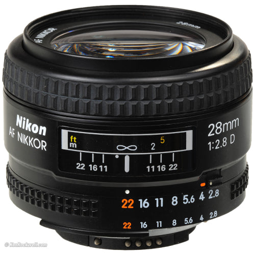 Nikon AF 28mm f/2.8D Lens