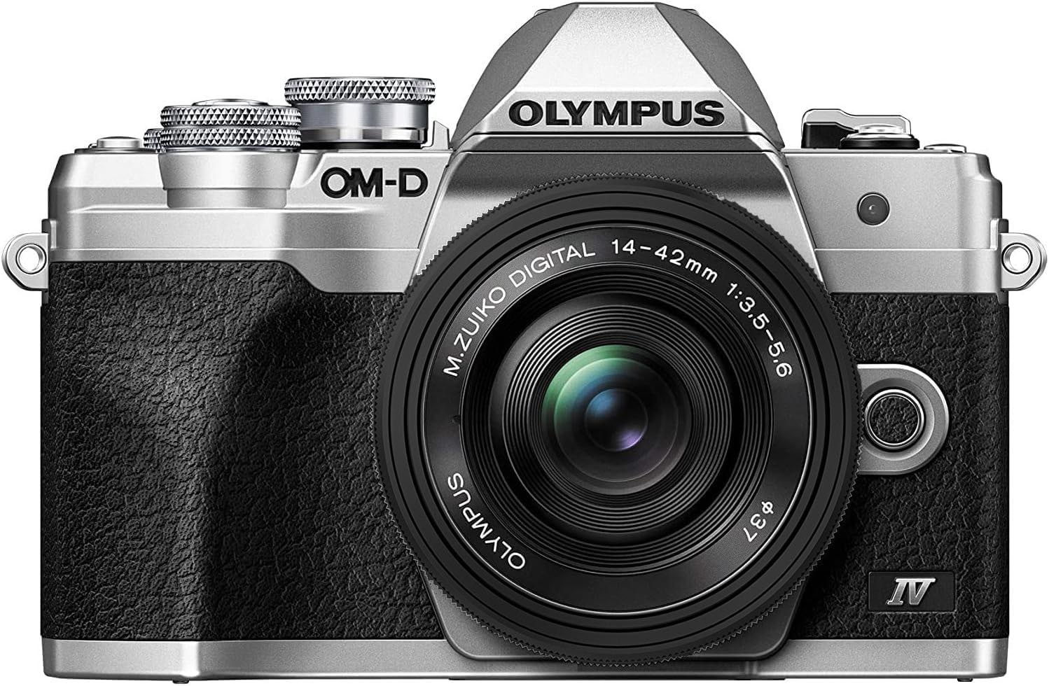 Olympus OM-D E-M10 Mark IV SILVER + 14-42mm Black Zoom Kit