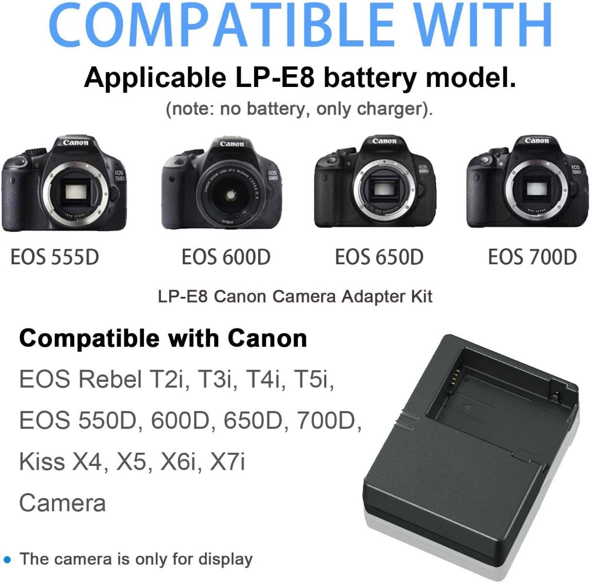 Tstar Canon LC-E8 Battery Charger