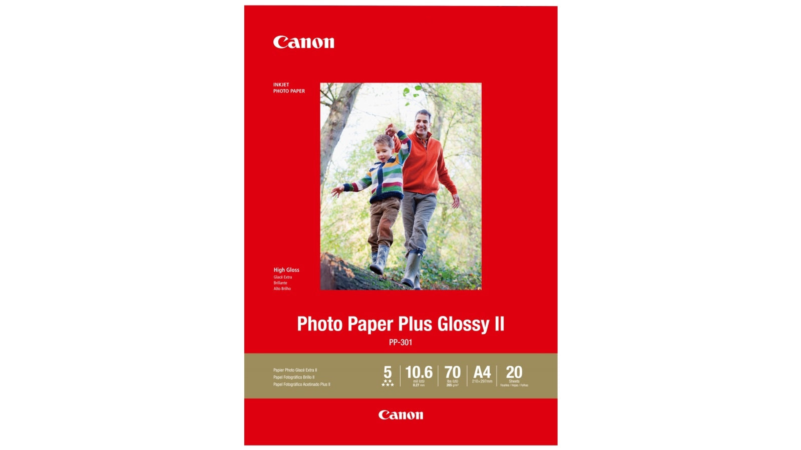 Canon Photo Paper Plus Glossy PP-101 A4 Pack 20 Sheets