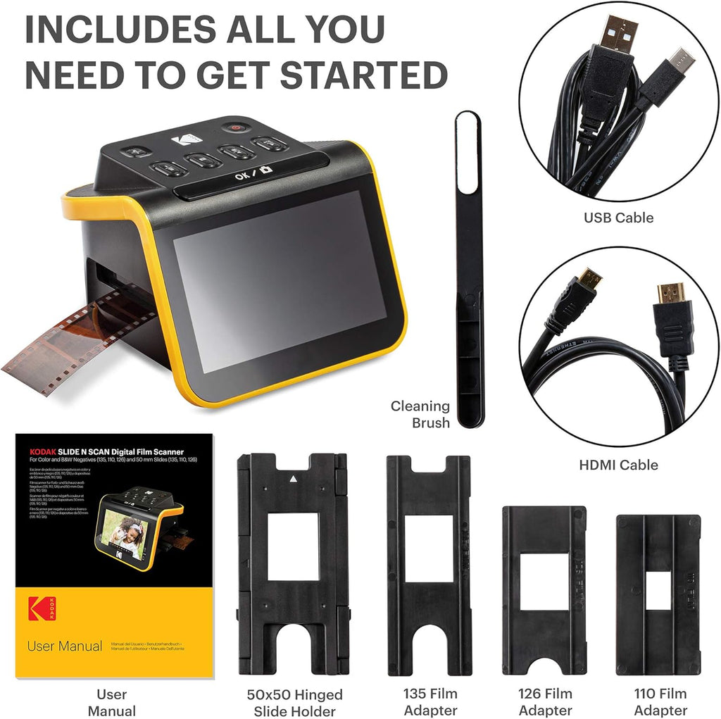 Kodak Slide N Scan - Film & Slide Scanner>14MP/5"LCD/SDSlot