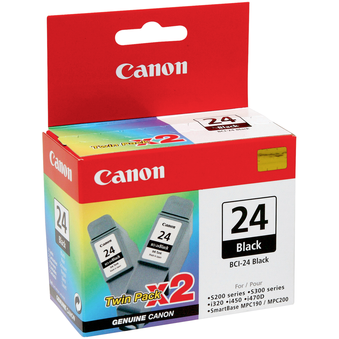Canon BCI24BK Twin Black Ink Cartridge