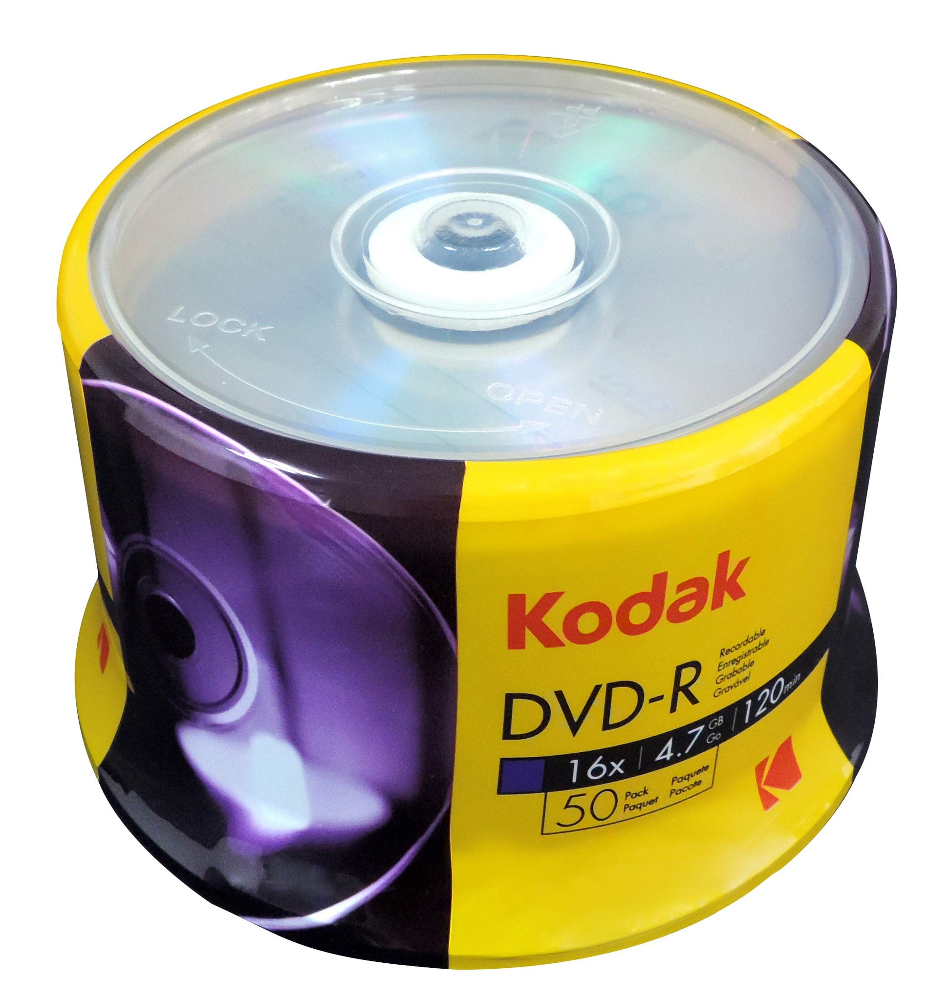 Kodak DVD+R 4.7GB 16x 50 Pack