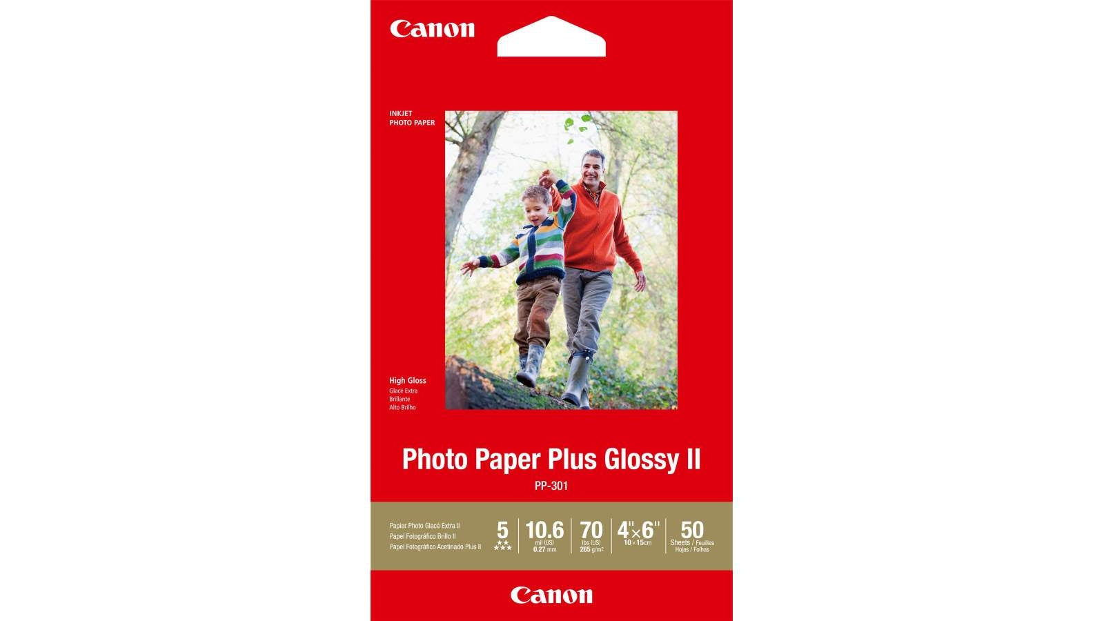 Canon Photo Paper Plus Glossy PP101 4x6 50 Sheets