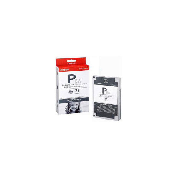 Canon Easy Photo Pack E-P25BW 4x6 25 Sheets Black & White