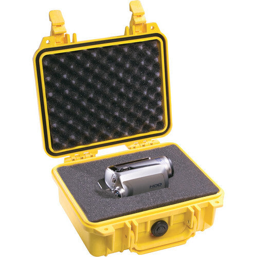 Pelican 1200 Camera Case with Foam - Yellow
