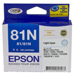 Epson 81N High-Capacity Light Cyan Ink Cartridge