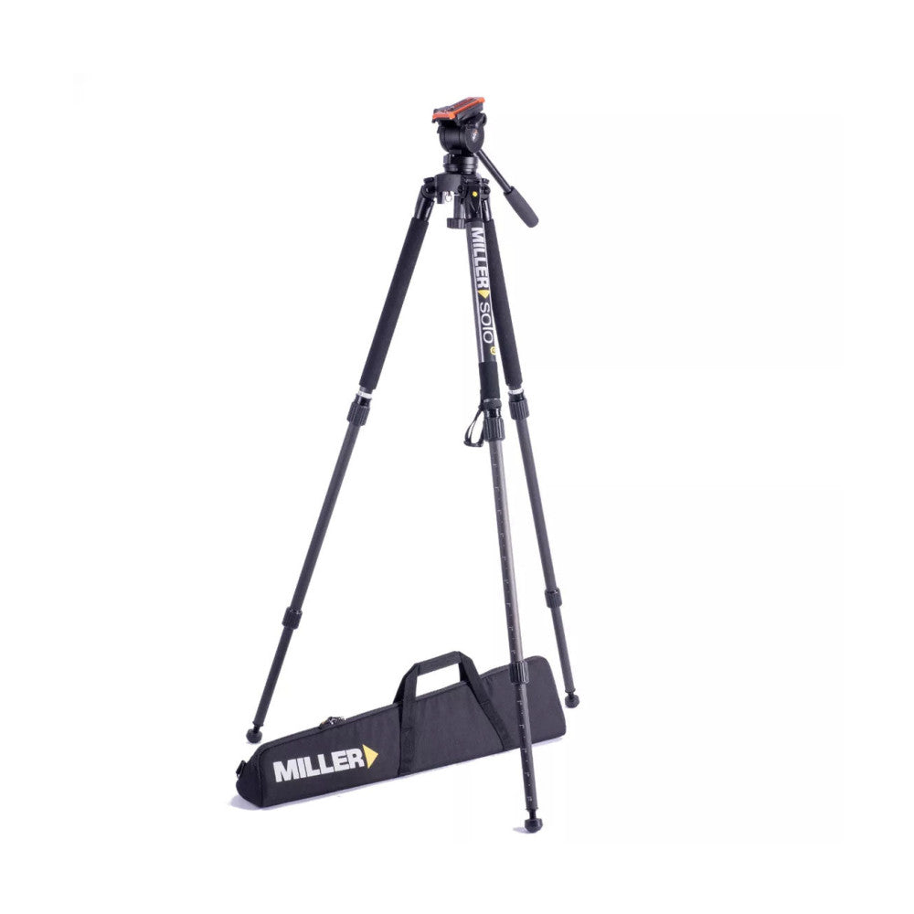 Miller AIRV 3007 Solo-Q 75 2-Stage Carbon Fibre Tripod System