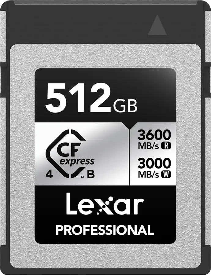 Lexar Pro 512GB CF Express Card - Type B 3600Mbs