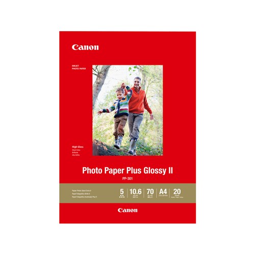 Canon Inkjet Photo Paper Plus Glossy II A4 - 20pk