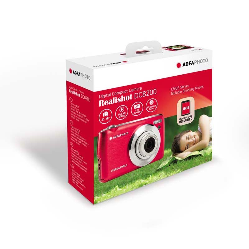 Agfa Realishot DC8200 Digital Camera Kit - Red