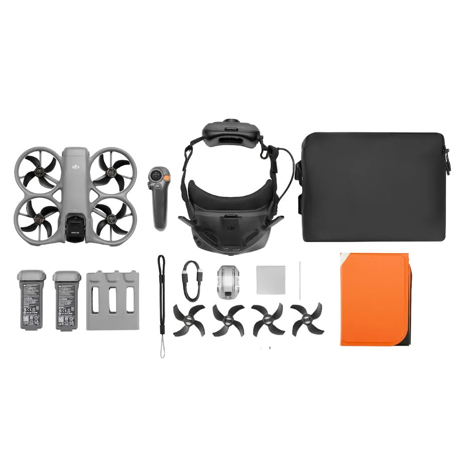 DJI AVATA 360 DRONE Motion Fly More Combo with Goggles N3 on White Background