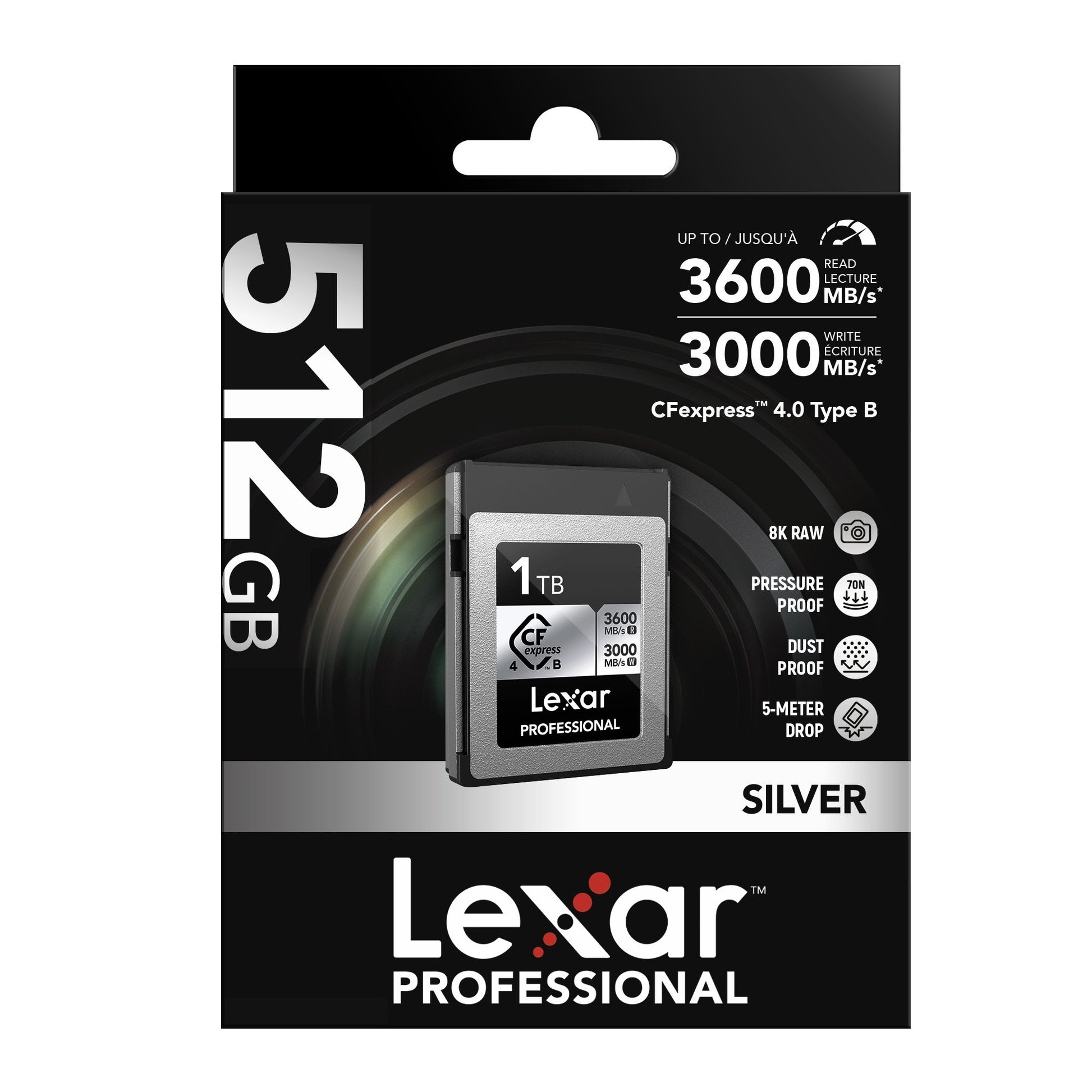 Lexar Pro 512GB CF Express Card - Type B 3600Mbs