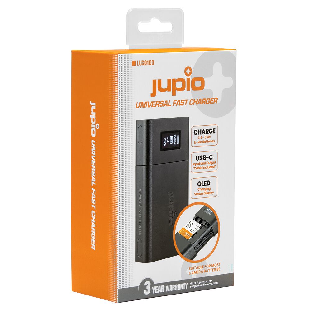 Jupio Universal Fast Charger with LCD