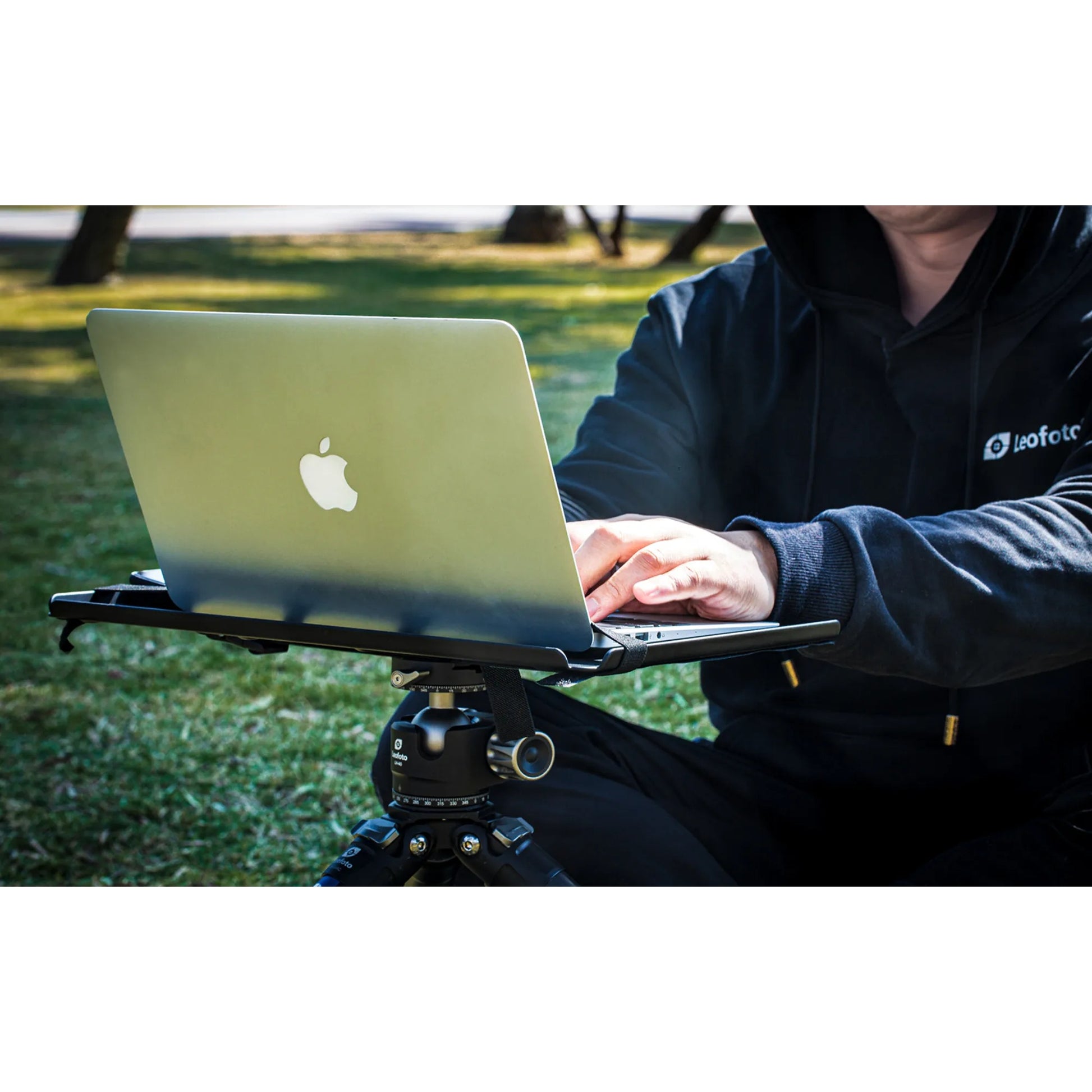 Leofoto LCH-2 Laptop Tray with Arca Base & 1/4, 3/8 Thread Spigot